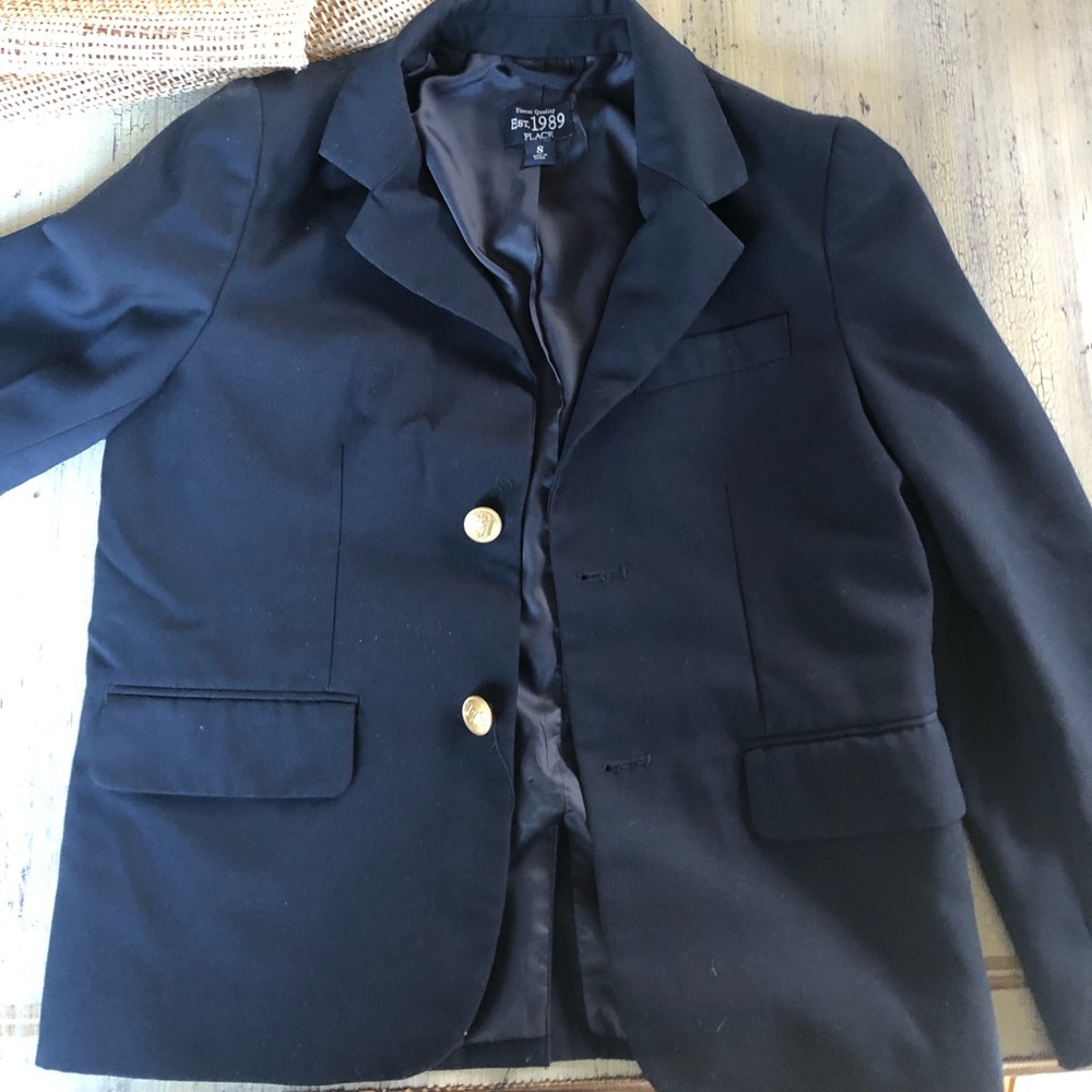 Boys navy Blazer 8